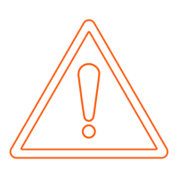 orange risk management icon